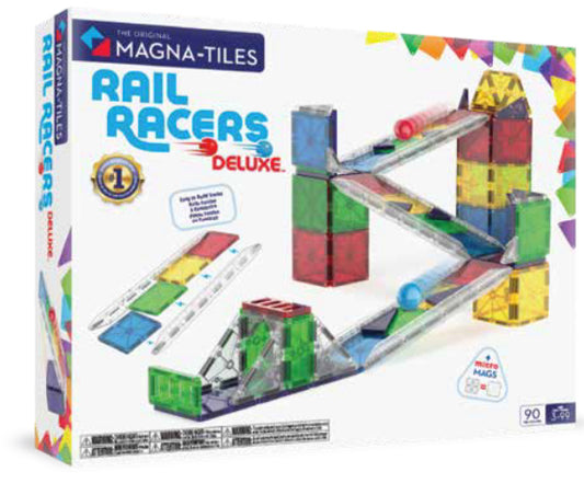 MAGNA-TILES Rail Racers Deluxe