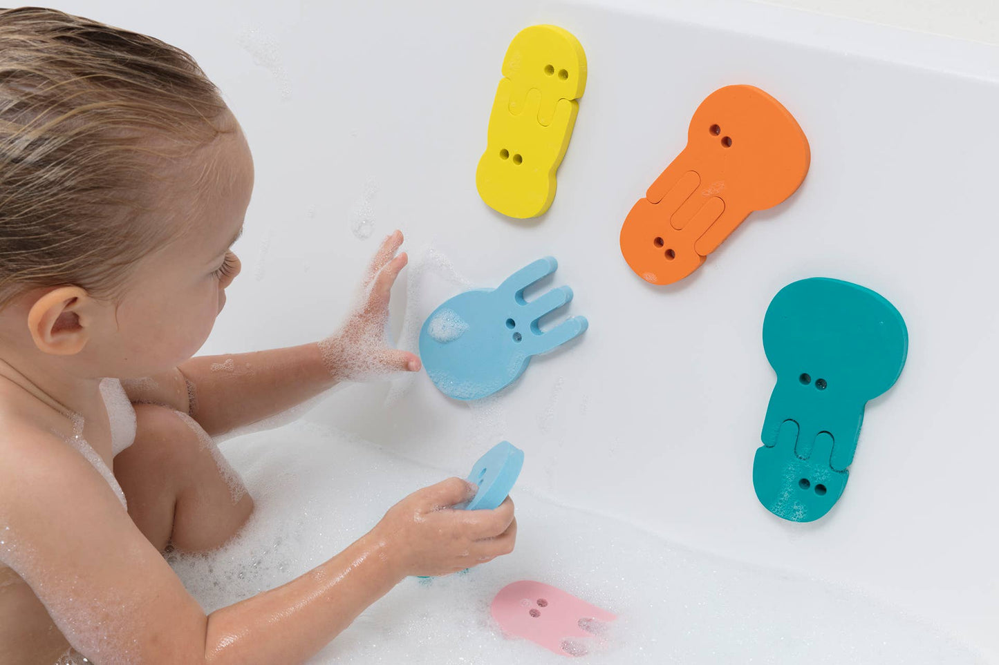 Quut Bath Puzzle - Bath time is even more fun! Bath Toys: Whale