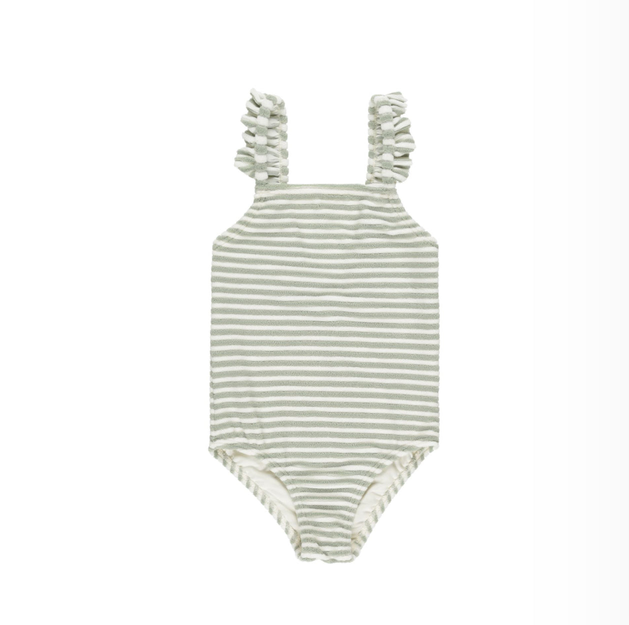 Swim- Positano One- Piece Sage Stripe