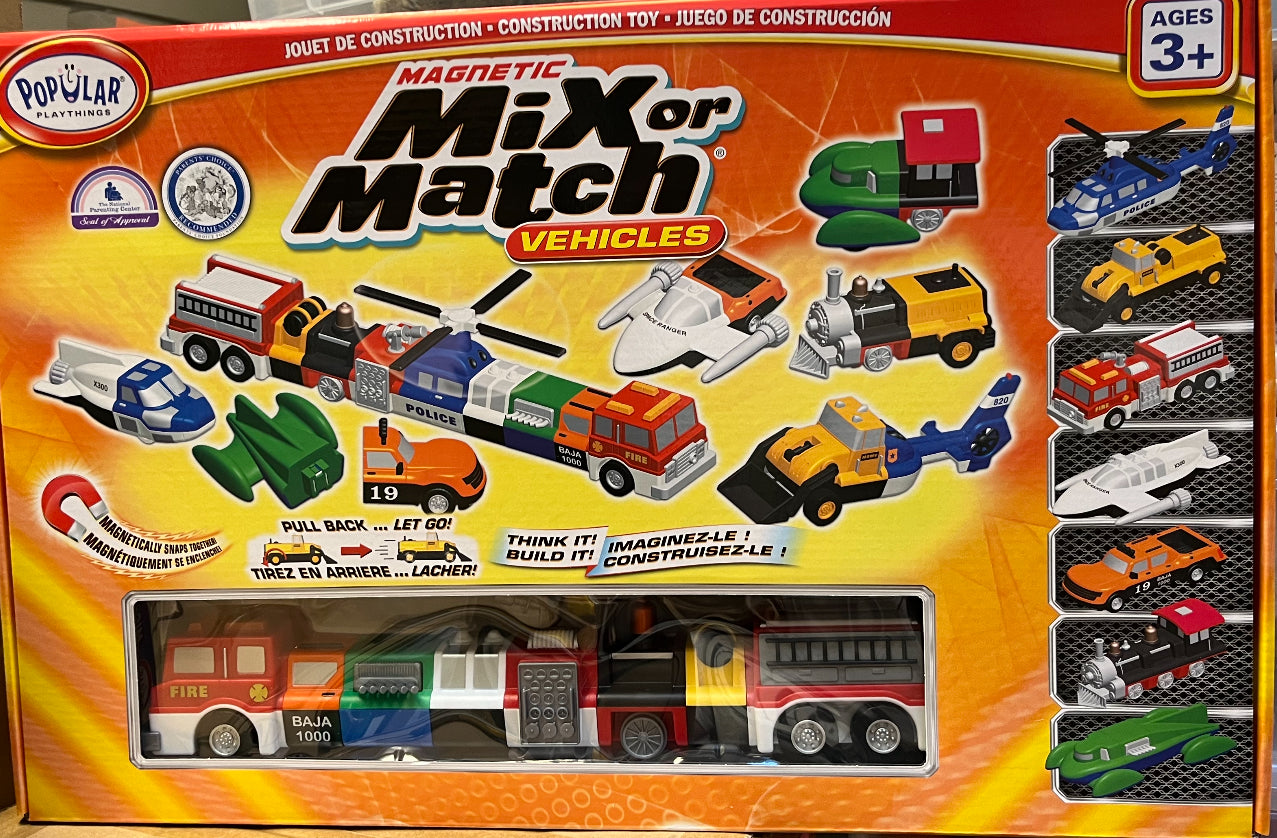 Mini Magnetic Mix or Match Vehicles Deluxe 2