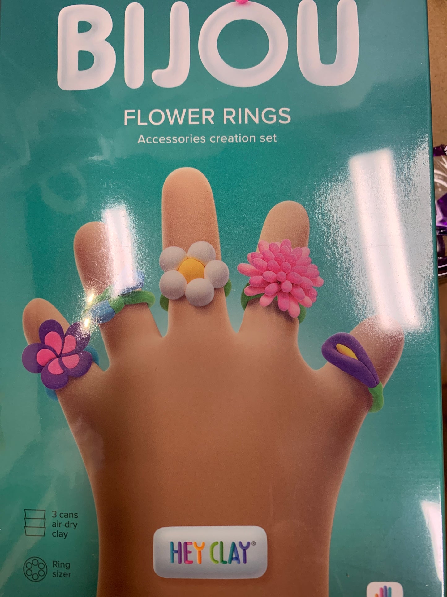 Hey Clay Bijou Flower Rings - NEW