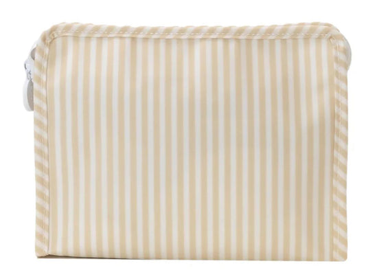ROADIE LARGE Zip Pouch - PIMLICO STRIPE SAND