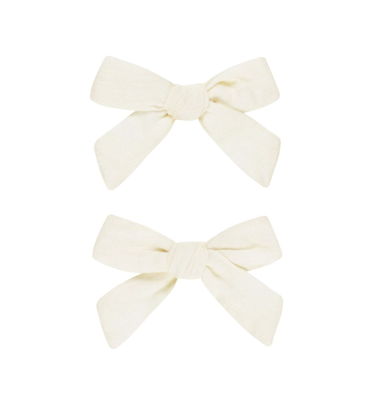 BOWS, SET OF 2 ||IVORY