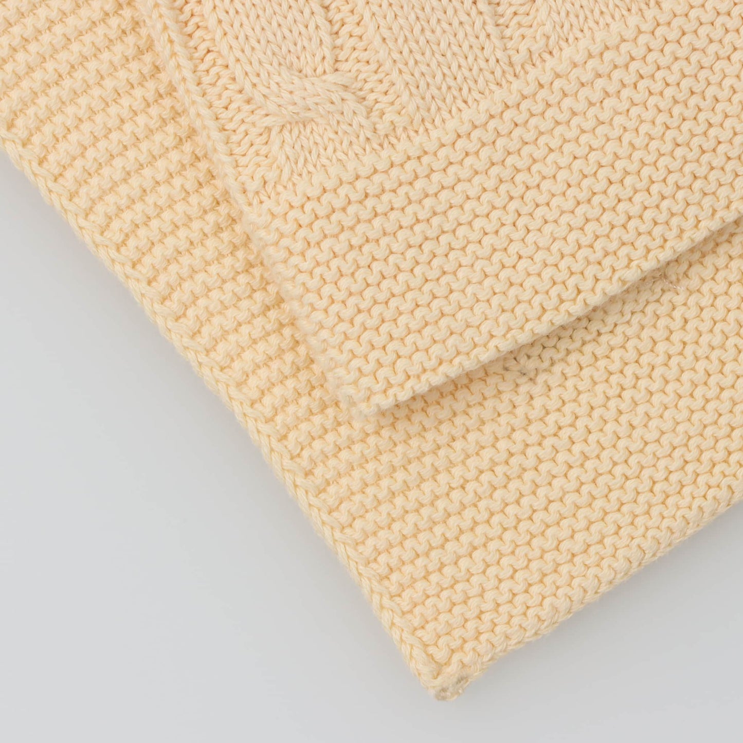 100% Organic Cotton Cable Knit Blanket