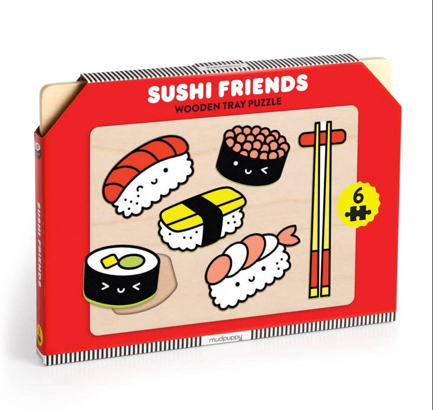 Sushi Friends Wooden Tray Puzzle