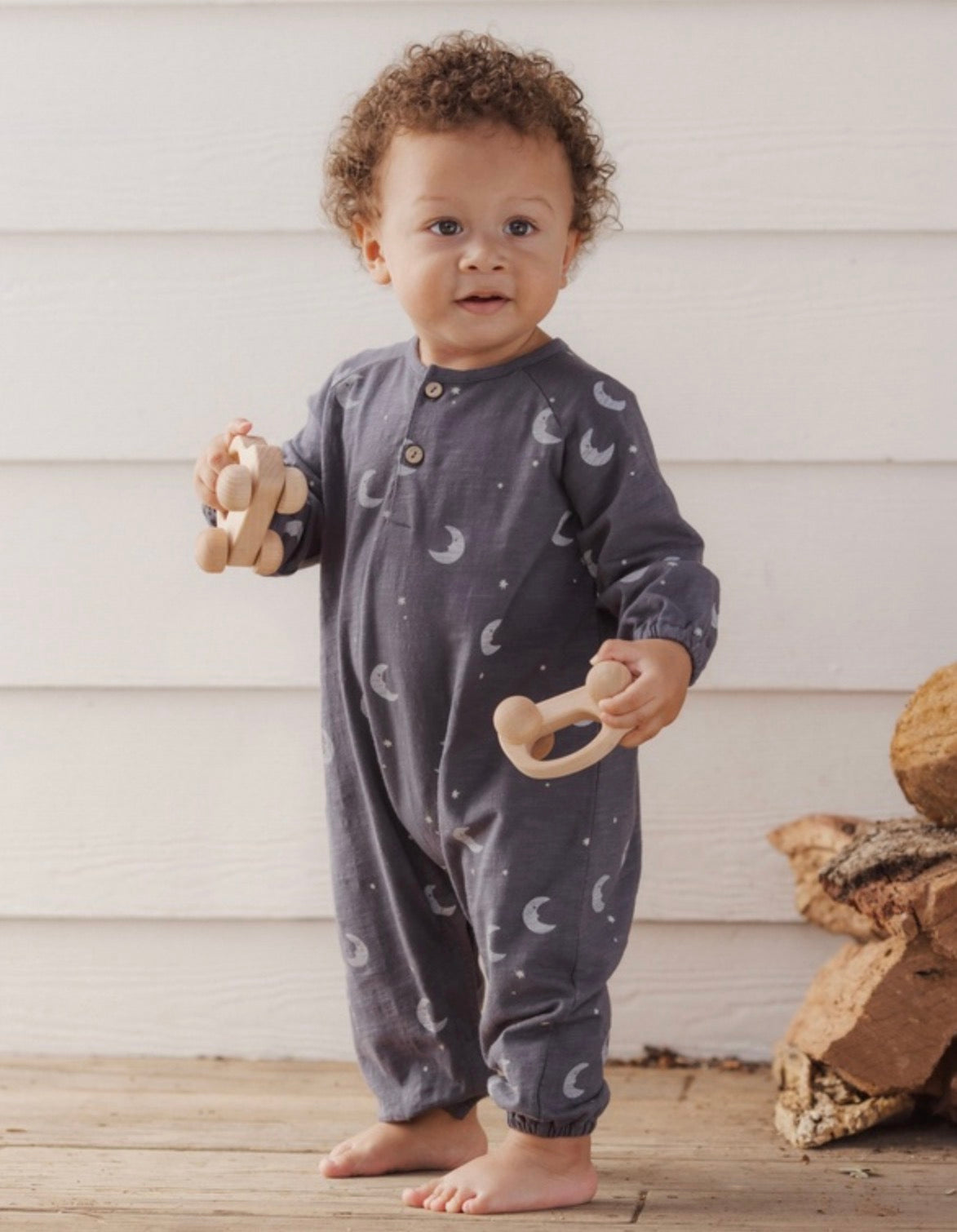HENLEY JUMPSUIT MOONS