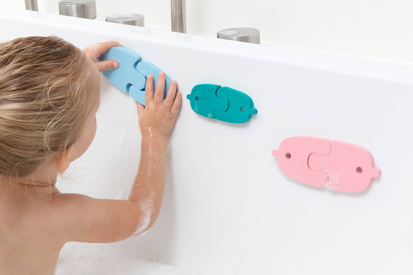 Quut Bath Puzzle - Bath time is even more fun! Bath Toys: Whale