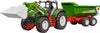 Bruder front loader tractor with trailer