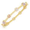 Butterfly Station Bangle: Purple