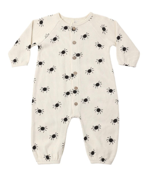 WAFFLE LONG SLEEVE JUMPSUIT BITSY SPIDER
