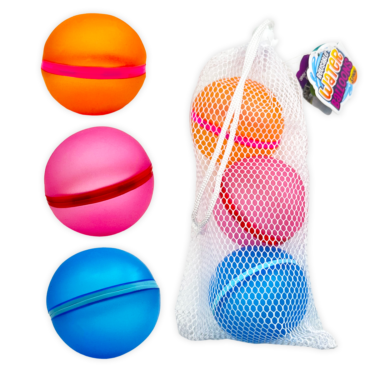 Magnetic Water Balloons 3 Pack