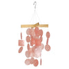 Mini Capiz Chime - Coral