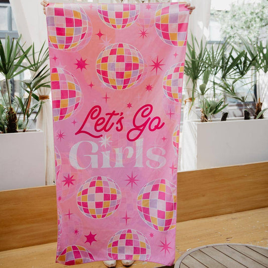 Let's Go Girls Travel Quick Dry Towels: Pink