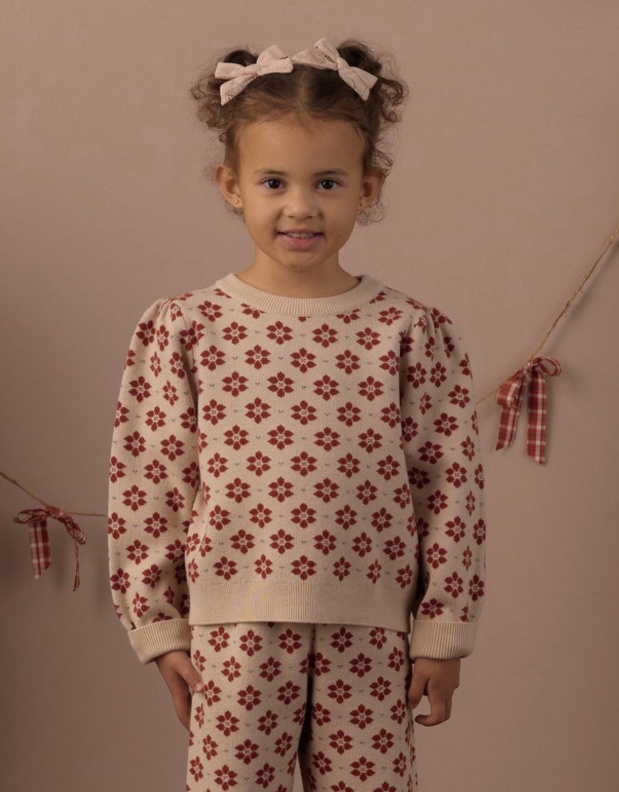 SHILOH SWEATER POINSETTIA