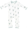 Kyte Baby Zippered Romper in Eucalyptus