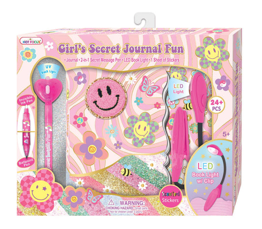 Girl's Secret Journal Fun, Groovy Flower