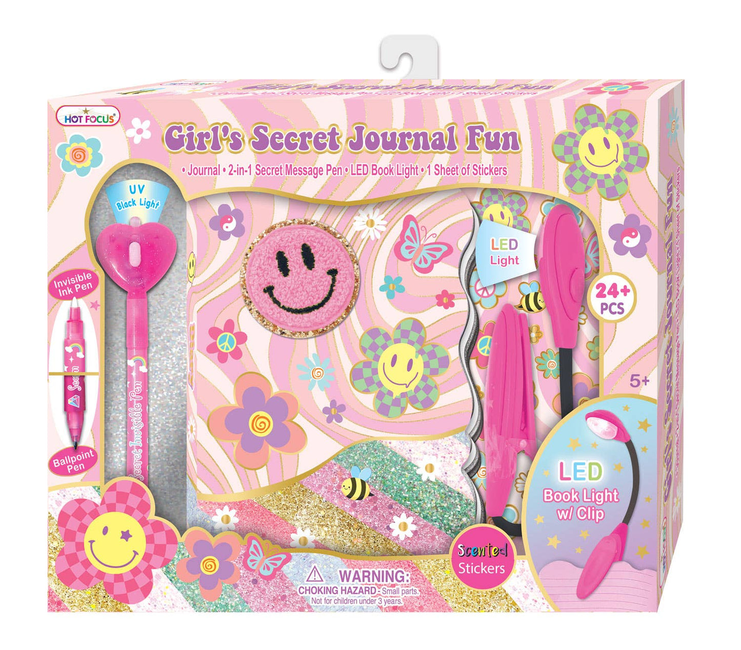 Girl's Secret Journal Fun, Groovy Flower