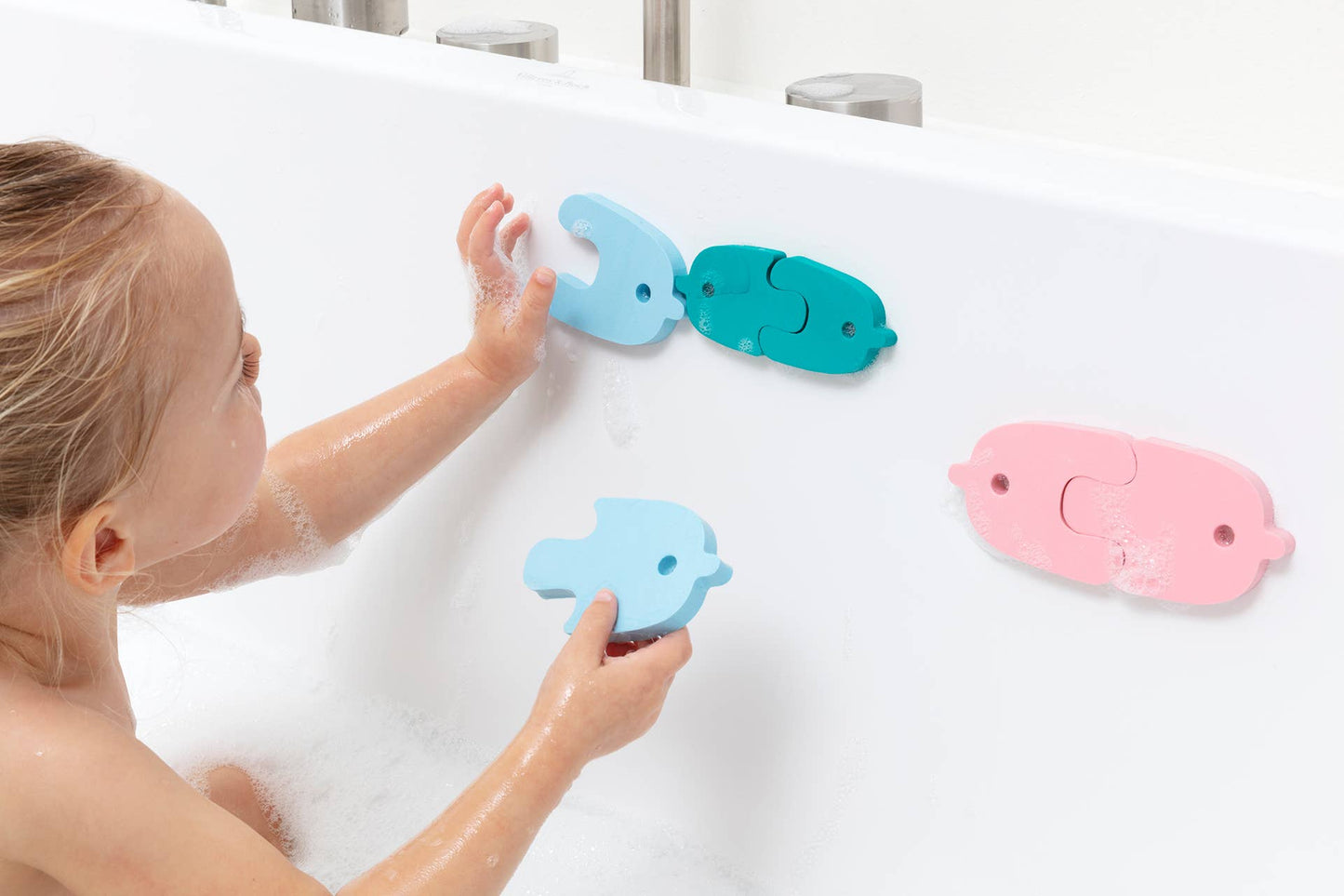 Quut Bath Puzzle - Bath time is even more fun! Bath Toys: Whale