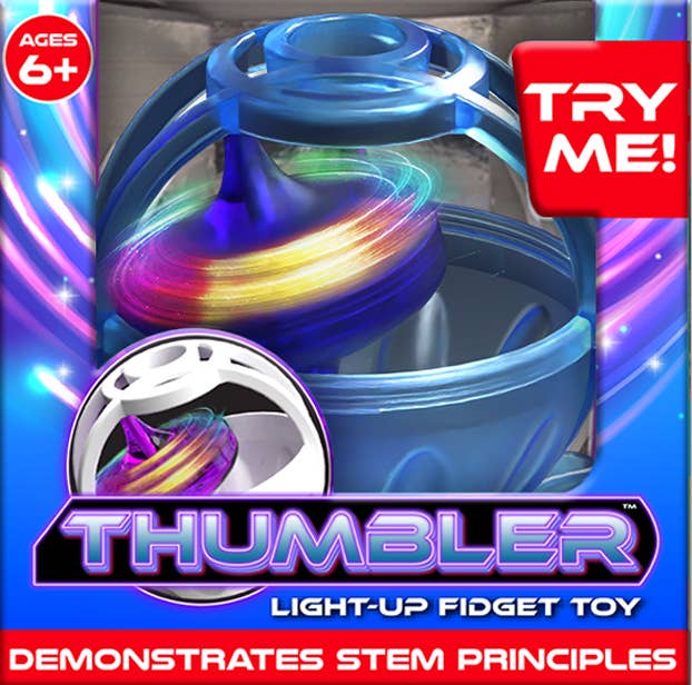 Thumbler Blue Light-Up Fidget Toy