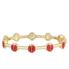 Ladybug Bangle: Red