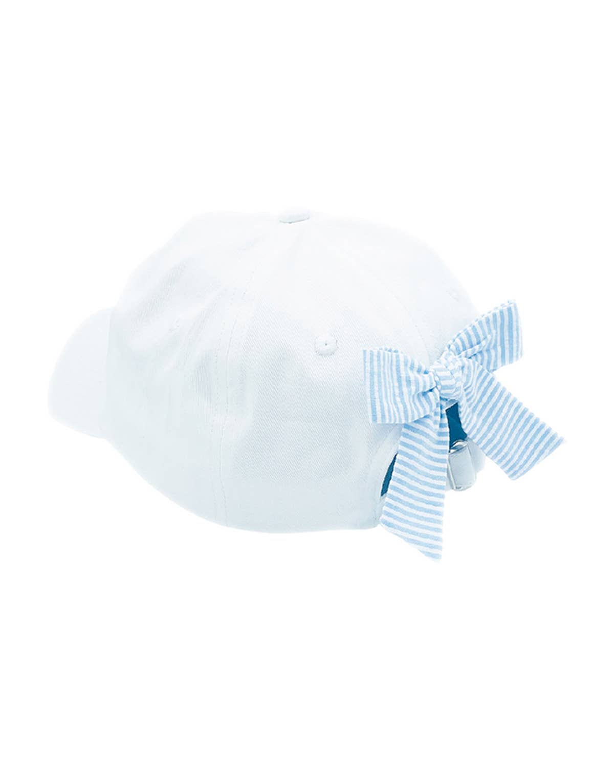 Bow Baseball Hat in Winnie White ages 12+