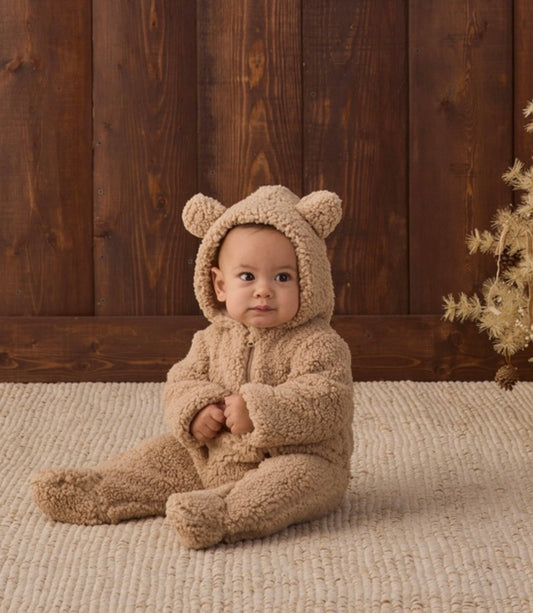BEAR JUMPSUIT LATTE
