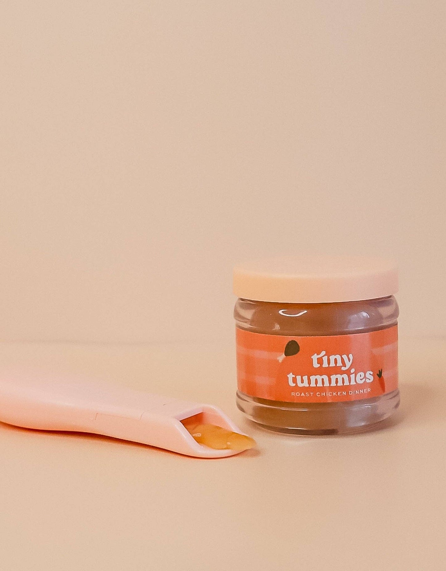 Tiny Tummies - Roast chicken dinner - Jar and spoon - Tiny H