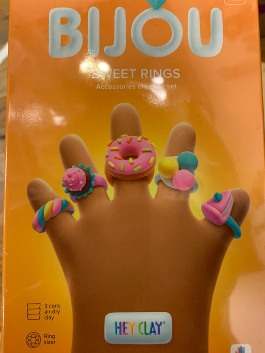 Hey Clay Bijou Sweet Rings - NEW SET