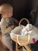 Carry Cot with Baby Grace, Bottle & Blanket