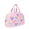 Hearts Sherpa Medium Duffle Bag