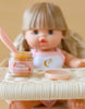 Tiny Tummies - Strawberry Custard food - Jar and spoon - Tiny Harlow