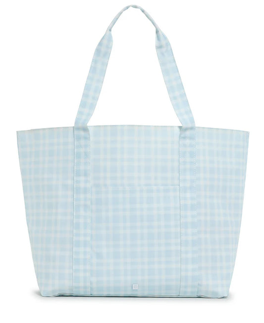 JUMBO TOTE - X-LARGE TOTE PIMLICO PLAID BLUE