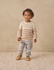 REX SWEATER ALMOND STRIPE