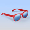 Red Sunglasses: Baby (Ages 0-2) / Grey Polarized Lens