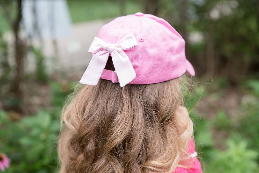 Bow Baseball Hat Princess Crown ages 2-7