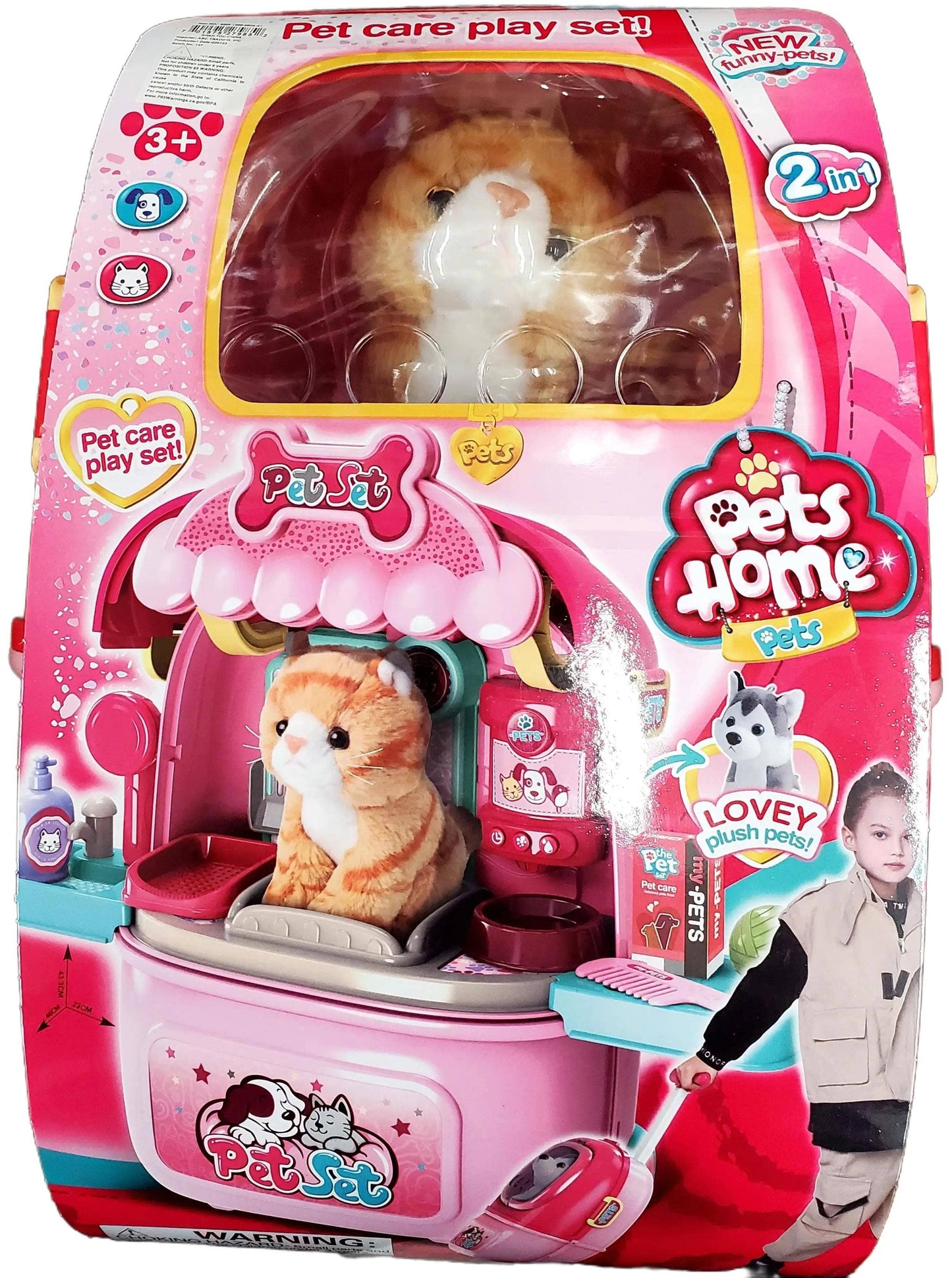 Pet Home Kitten Luggage Playset