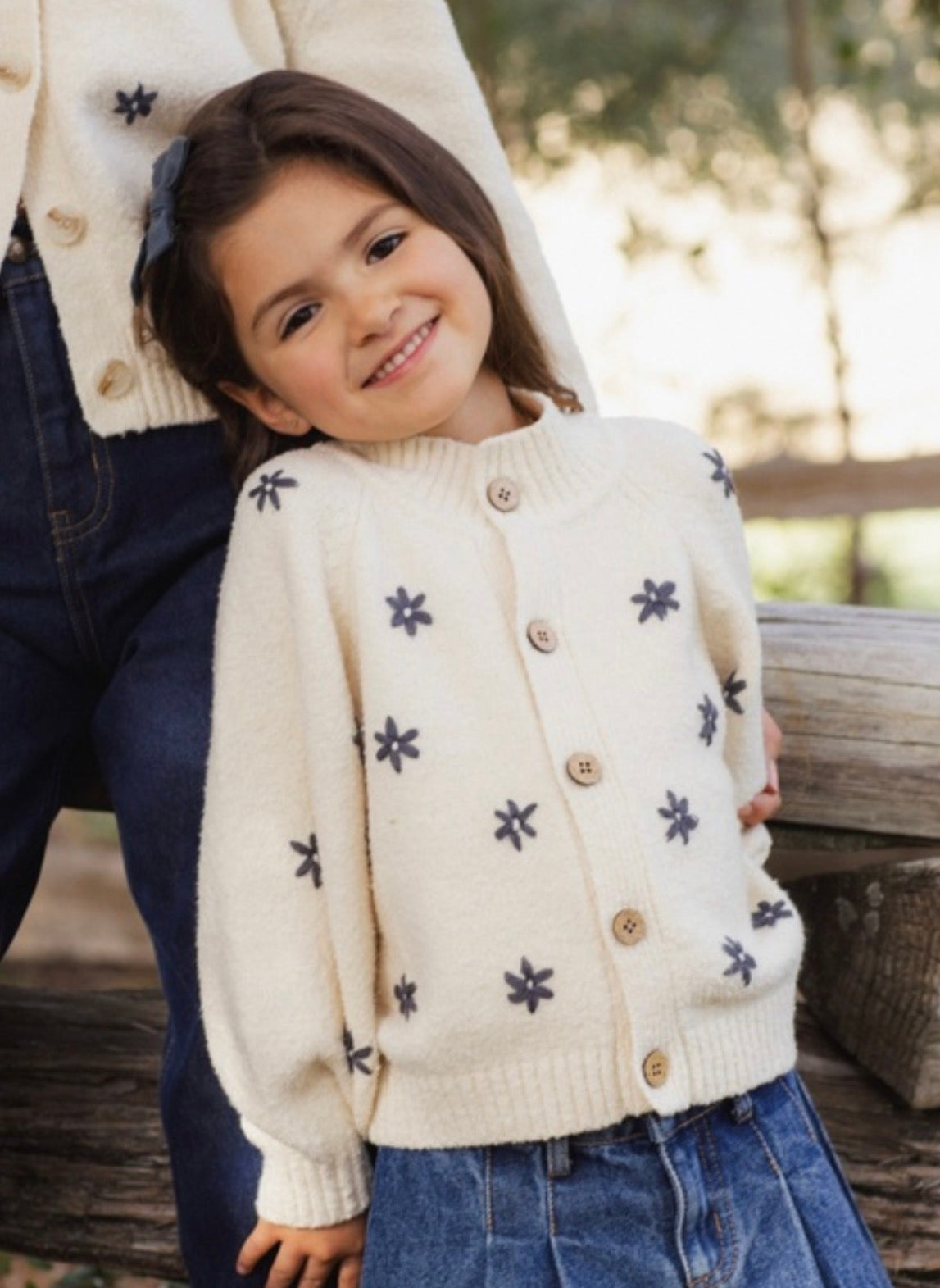 TULIP CARDIGAN MIDNIGHT DAISY