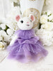 Claris The Chicest Mouse In Paris - 12" lilac plush toy