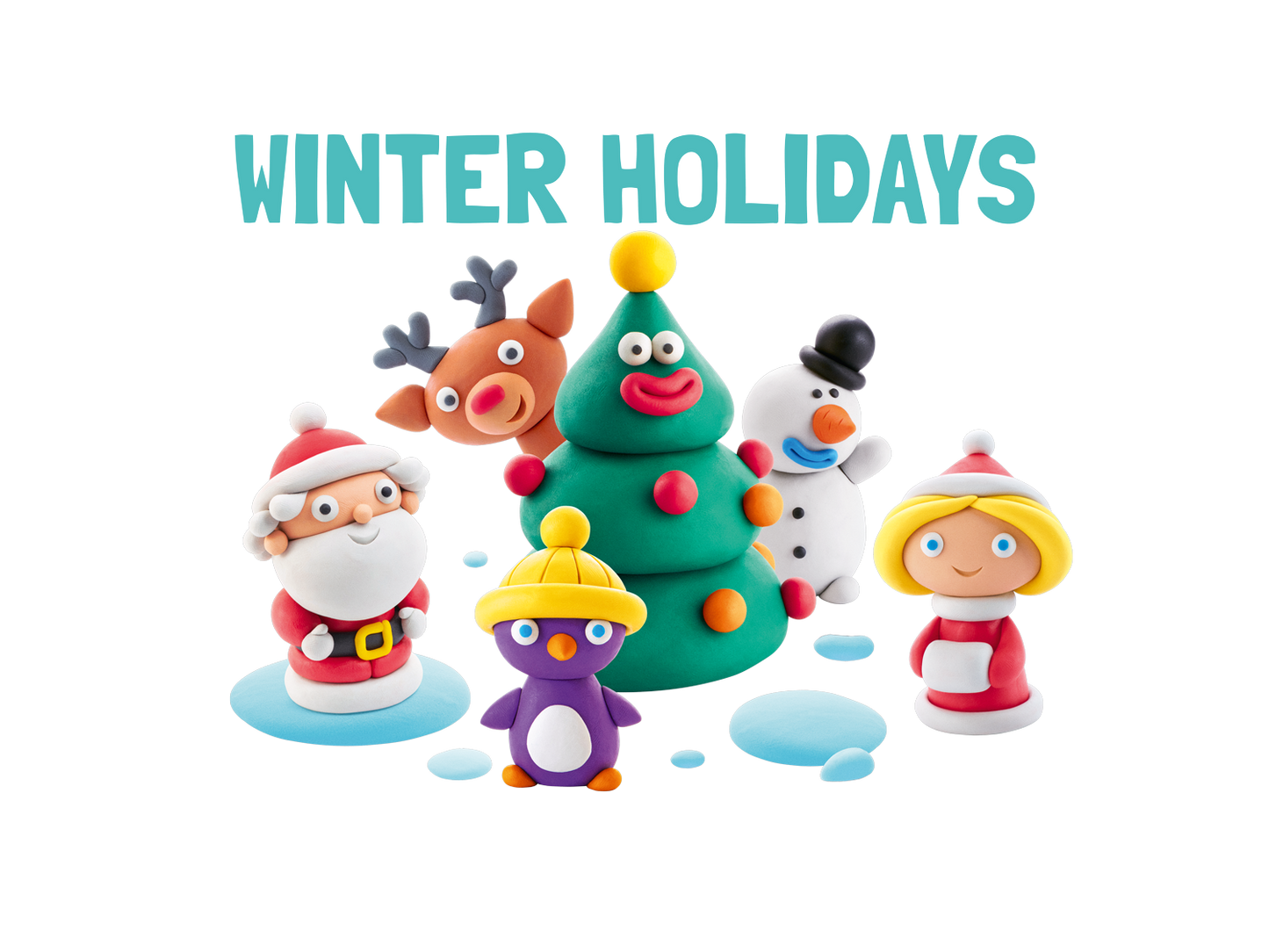 Hey Clay Winter Holidays Set - NEW