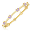 Butterfly Station Bangle: Purple