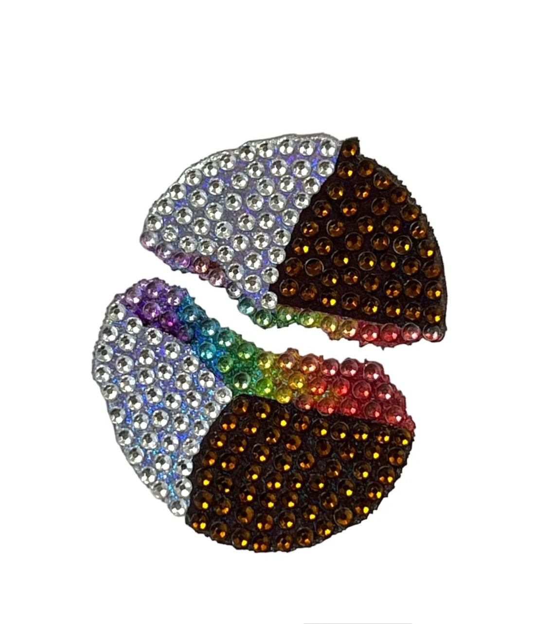 Rainbow Black & White StickerBeans Sticker