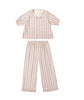 CANDY CANE STRIPE RUFFLE PAJAMAS