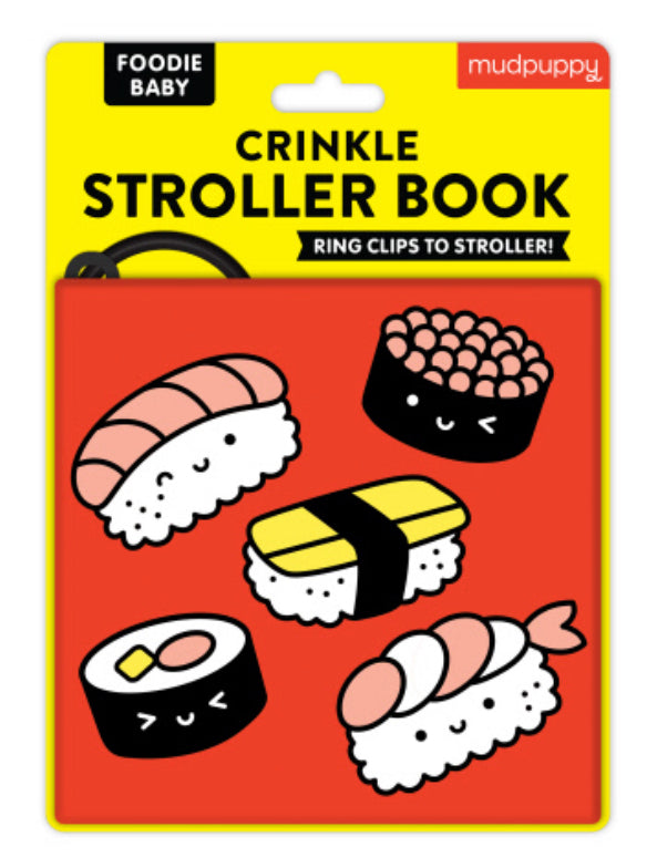 Foodie Baby Crinkle Fabric Stroller Book