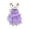 Claris The Chicest Mouse In Paris - 12" lilac plush toy