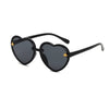 Heart Cute Children's Sunglasses kids summer Sunglasses: Black