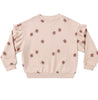 RUFFLE SWEATSHIRT + COAST RIBBED LEGGING CLAY STARS