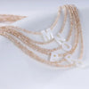 Beaded Initial Letter Shell Pendant Necklace Summer
