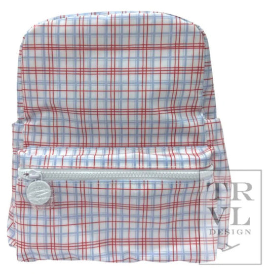 MINI BACKER - CLASSIC PLAID RED Backpack