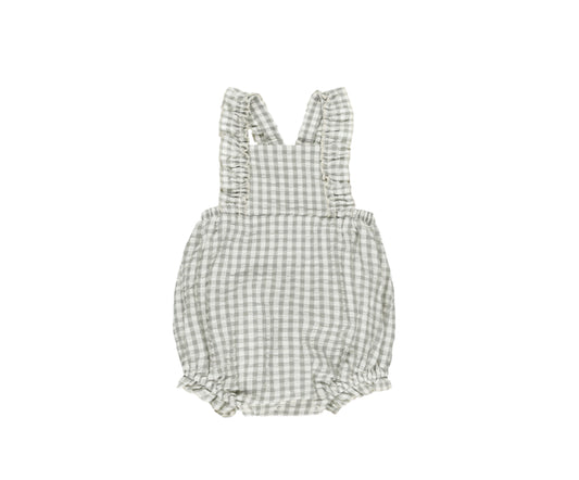 Chiara Romper Eucalyptus Gingham