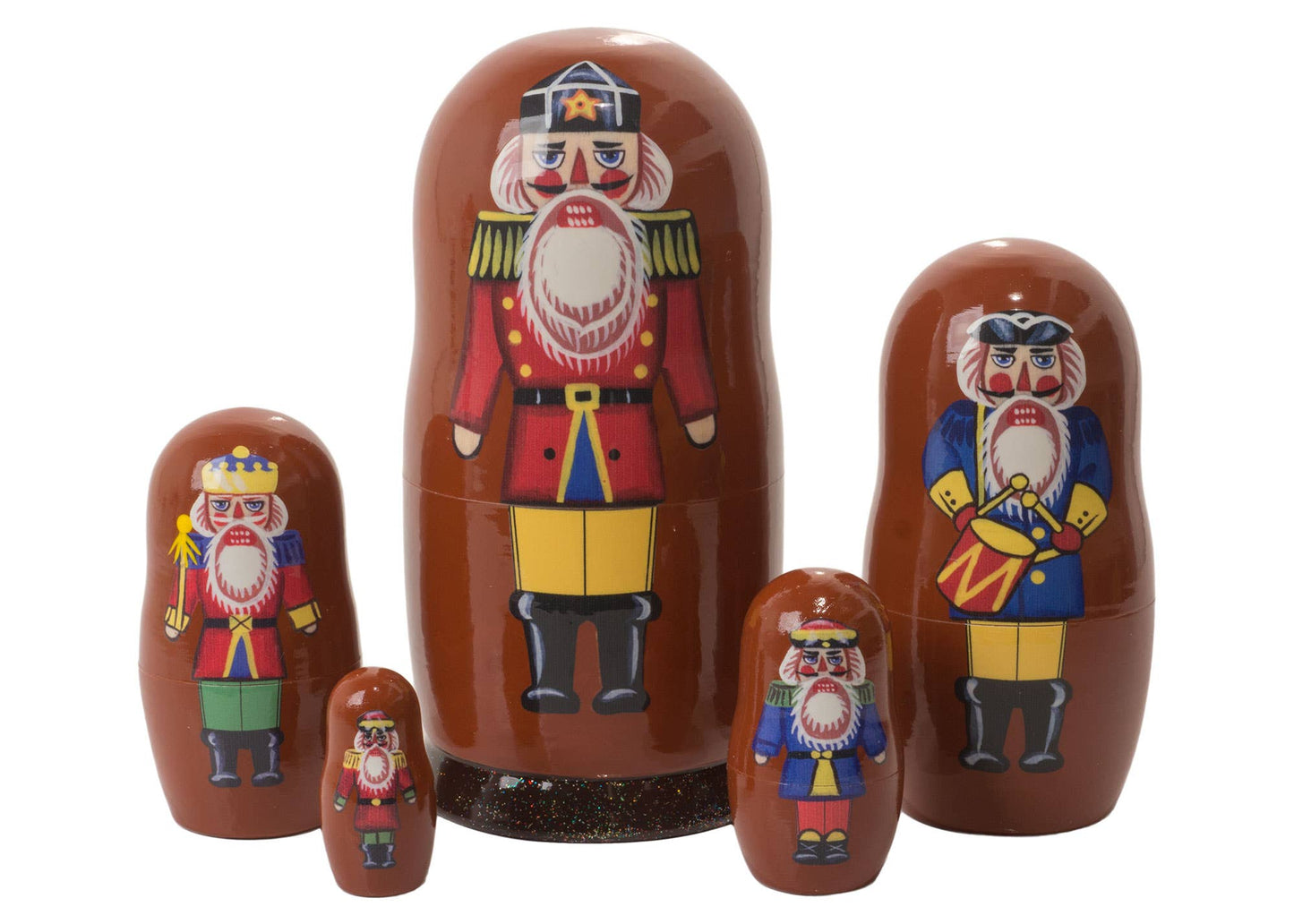 Nutcracker Soldier Nesting Doll 5pc./6"